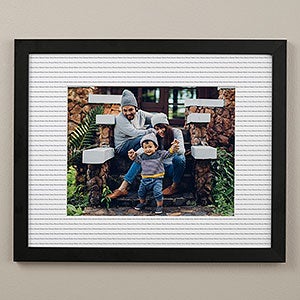 Write Your Own Personalized Matted Frame- 16x20 Horizontal