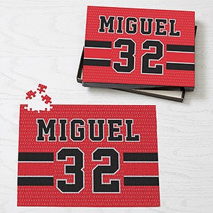 Sports Jersey Personalized Puzzle - 252 Pieces