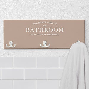 Family Market Personalized Towel Hook