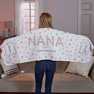 Floral Mom PhiloSophie's Personalized Cuddle Wrap