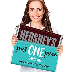 Just One Piece Personalized 5 Lb. Hershey Bar