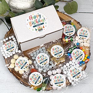 Bold Birthday Personalized Care Package Candy Gift Box