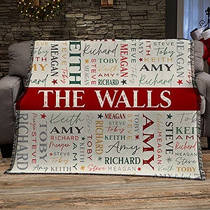 Sugarplum & Nutcracker Personalized Christmas Throw Pillows