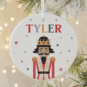 Nutcracker Character Personalized Ornament - 1 Sided Matte