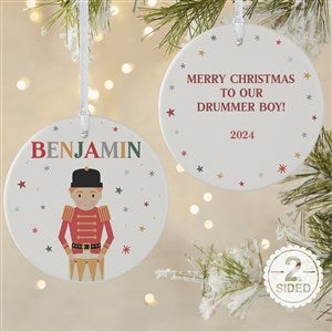 Nutcracker Character Personalized Ornament - 2 Sided Matte