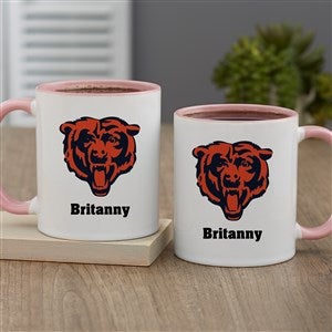 NFL Chicago Bears Personalized Coffee Mug 11oz Pink