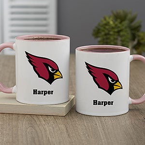 NFL Arizona Cardinals Personalized Coffee Mug 11oz. - Pink