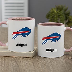 NFL Buffalo Bills Personalized Coffee Mug 11oz Pink