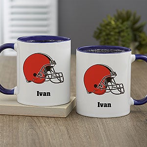 NFL Cleveland Browns Personalized Coffee Mug 11oz Blue