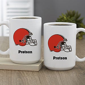 NFL Cleveland Browns Personalized Coffee Mug 15oz White