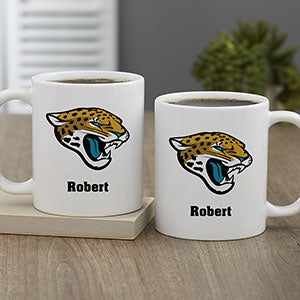 NFL Jacksonville Jaguars Personalized Coffee Mug 11oz White