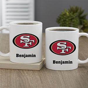 Custom 49ers San Francisco Football Mug, Personalized Name