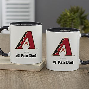 MLB Arizona Diamondbacks Personalized Coffee Mug 11oz. - Black