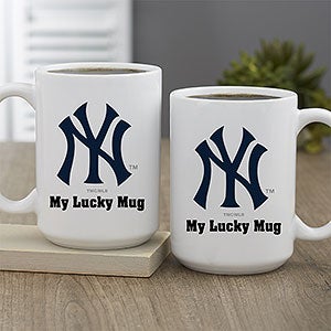 MLB New York Yankees Personalized Coffee Mug 15 oz. - White