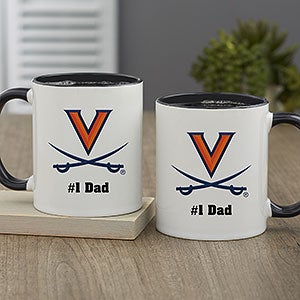 NCAA Virginia Cavaliers Personalized Coffee Mug 11oz - Black