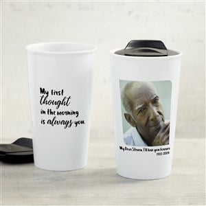 Loving Memory Memorial Personalized Ceramic Travel Mug