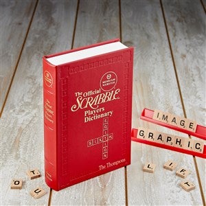 Personalized Leather Scrabble Dictionary