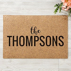 Personalized Name Synthetic Coir Doormats