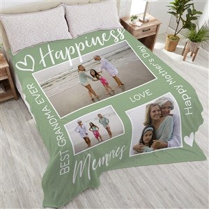 Photo Gallery For Her Personalized 90x108 Plush King Fleece Photo Blanket