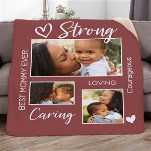 Photo Gallery For Her Personalized 50x60 Sherpa Photo Blanket