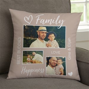 Photo Collage For Him Personalized Photo Throw Pillows