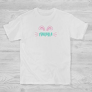 Ear-resistible Name Personalized Easter Hanes Kids T-Shirt - Youth Small - Black