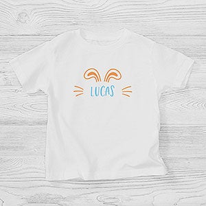 Ear-resistible Name Personalized Easter Toddler T-Shirt - Toddler 4T - Light Blue