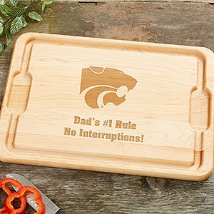 NCAA Kansas State Wildcats Personalized Cutting Board 15x21