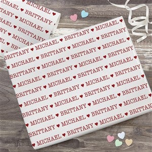 Our Love Personalized Wrapping Paper Roll