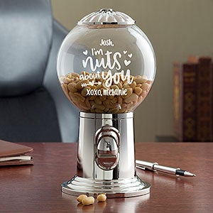 Nuts About You Personalized Candy Dispenser - #33542