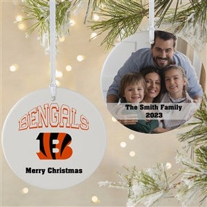 NFL Cleveland Browns Flag Map US Personalized Christmas Ornaments