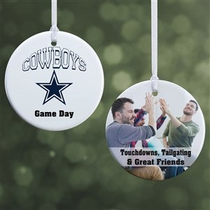 Dallas Cowboys Christmas Circle Ornament