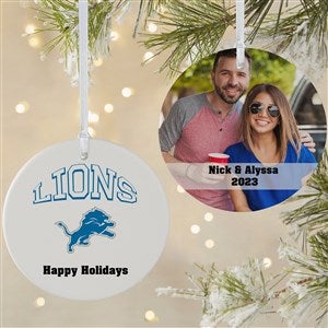 NFL Denver Broncos Personalized Photo Ornament - 2 Sided Matte