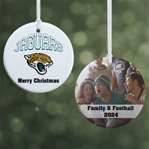 NFL Jacksonville Jaguars Personalized Photo Ornament - 2 Sided Glossy