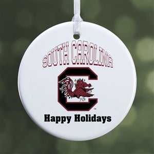 NCAA South Carolina Gamecocks Personalized Ornament - 1 Sided Glossy