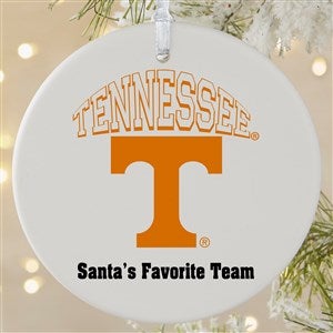 NCAA Tennessee Volunteers Personalized Photo Ornament - 1 Sided Matte