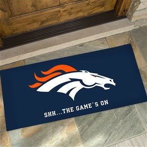 NFL Denver Broncos Personalized Oversized Doormat - 24x48