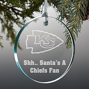 Kansas City Chiefs Jersey Ornament