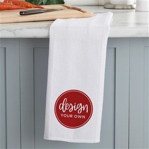 Custom Kitchen Towels - Waffle Weave - Partial Print, Design & Preview  Online