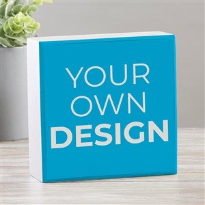 Design Your Own Personalized Shelf Block- Baby Blue