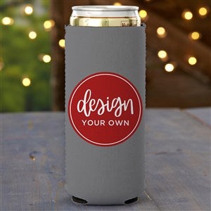 Scripty Style Personalized Slim Can Cooler