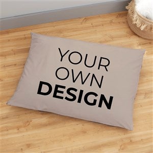 Design Your Own Personalized 30 X 40 Floor Pillow- Tan