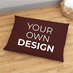 Design Your Own Personalized 30 X 40 Floor Pillow- Brown