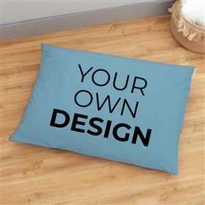 Design Your Own Personalized 30 X 40 Floor Pillow- Slate Blue