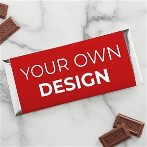 Design Your Own Personalized Candy Bar Wrappers- Red - Set Of 12