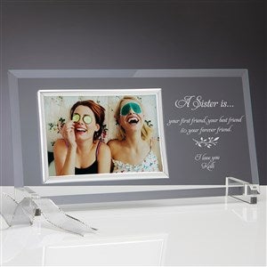 A Sister Is... Personalized Glass Frame