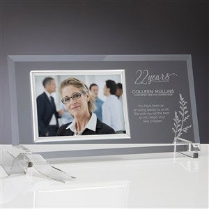 Retirement Personalized Glass Picture Frame