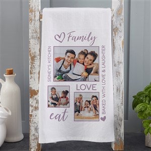 Photo Collage For Her Personalized Flour Sack Towel