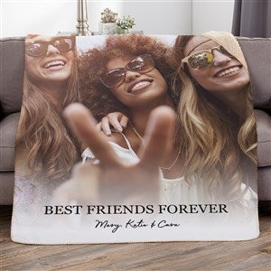 Photo & Message For Her Personalized 50x60 Sherpa Blanket