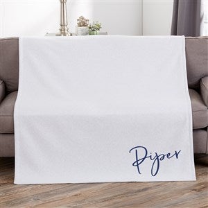 Trendy Script Personalized 50x60 Sweatshirt Blanket